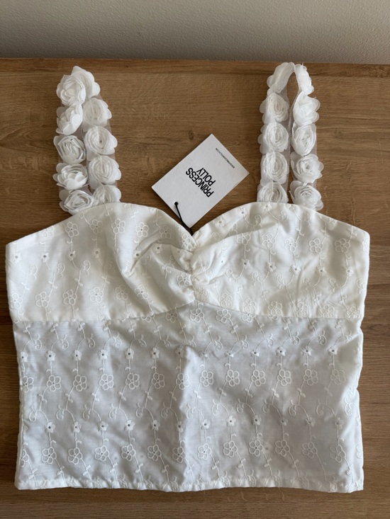 Princess Polly Tops - Princess Polly Franca White Top